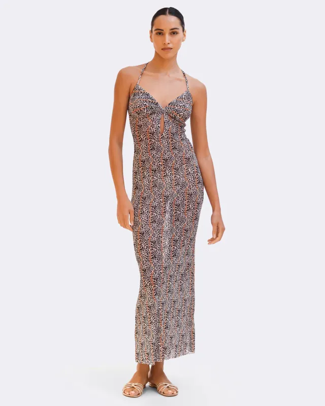 Patbo - Speckled Poa Maxi Dress - Off White Multi sold by Jessie Boutique