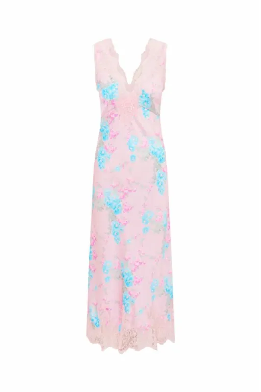 Loveshackfancy - Serene Maxi Dress - Turquoise Paradise sold by Jessie Boutique
