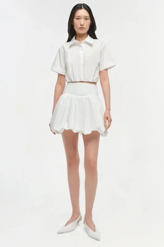 Simkhai - Nicky Cotton Top - White sold by Jessie Boutique