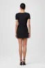 Toccin - Vanessa Angled Mini Dress - Jet sold by Jessie Boutique