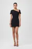 Toccin - Vanessa Angled Mini Dress - Jet sold by Jessie Boutique