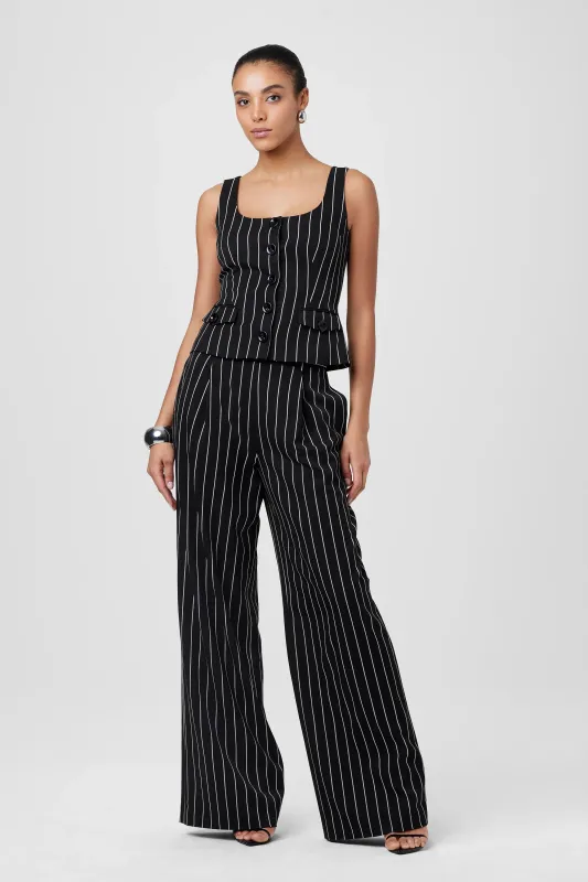 Toccin - Hailey Pinstripe Trouser - Pinstripe sold by Jessie Boutique