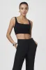 Toccin - Rhea Corset Cropped Tank - Jet sold by Jessie Boutique