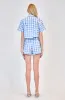 Simkhai - Dax Short - Blue Hydrangea Gingham sold by Jessie Boutique