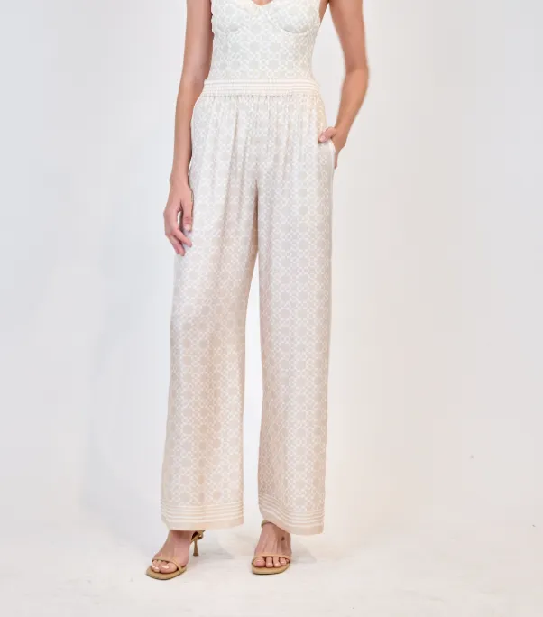 Simkhai - Zuna Straight Pant - Sand sold by Jessie Boutique