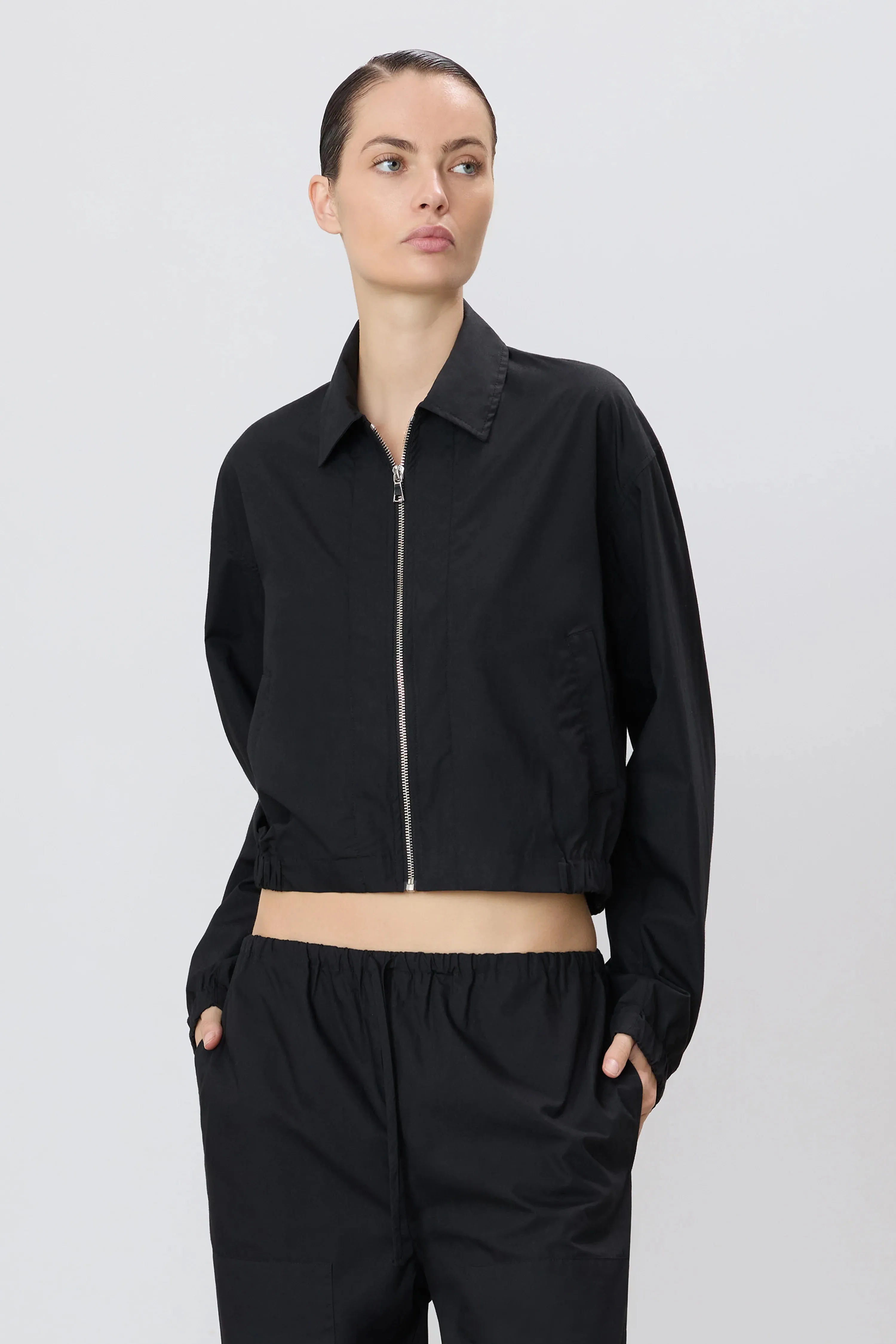 Eterne - Rhodes Zip Jacket - Black sold by Jessie Boutique