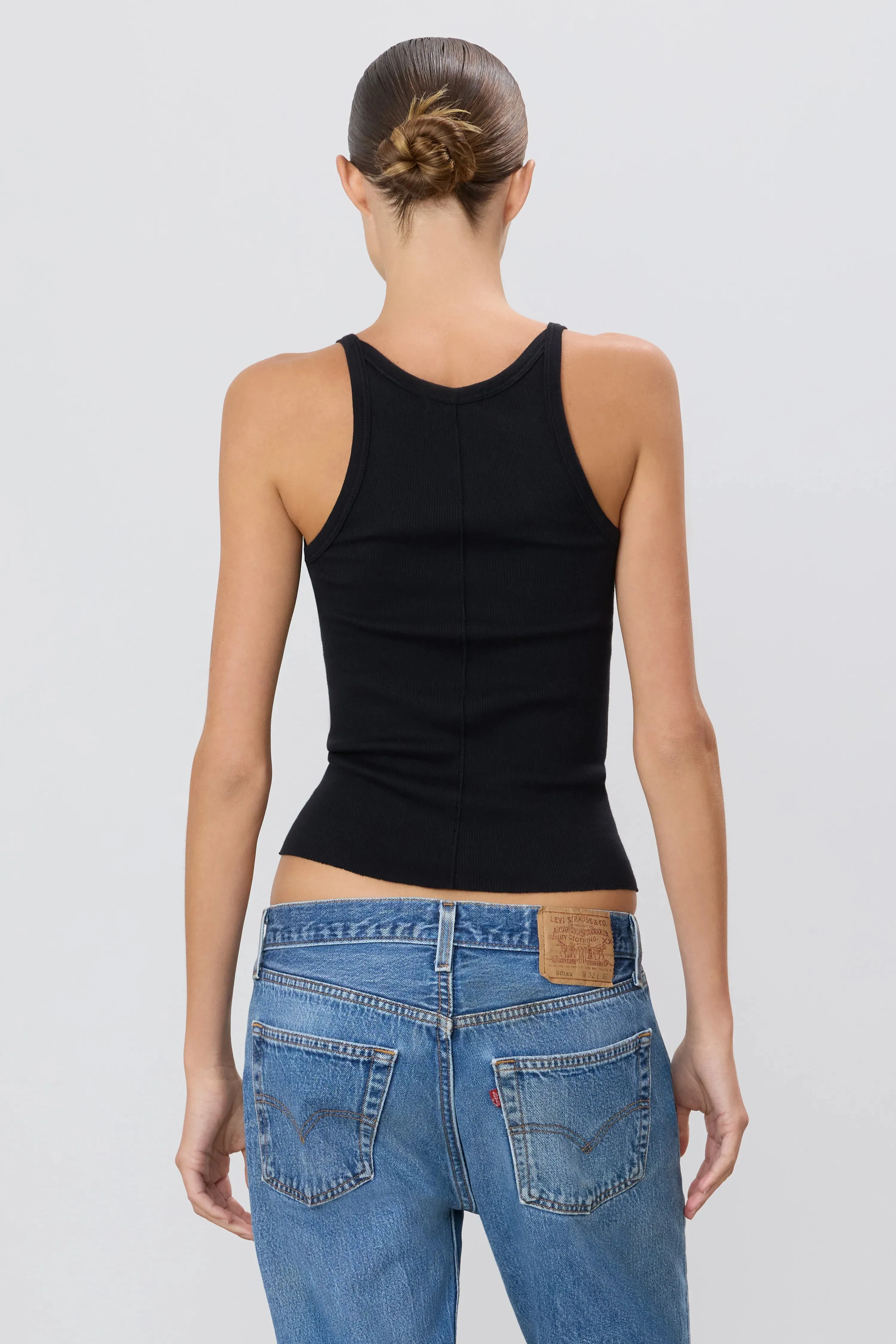 Eterne - Rib Tank - Black sold by Jessie Boutique product image thumbnail 2