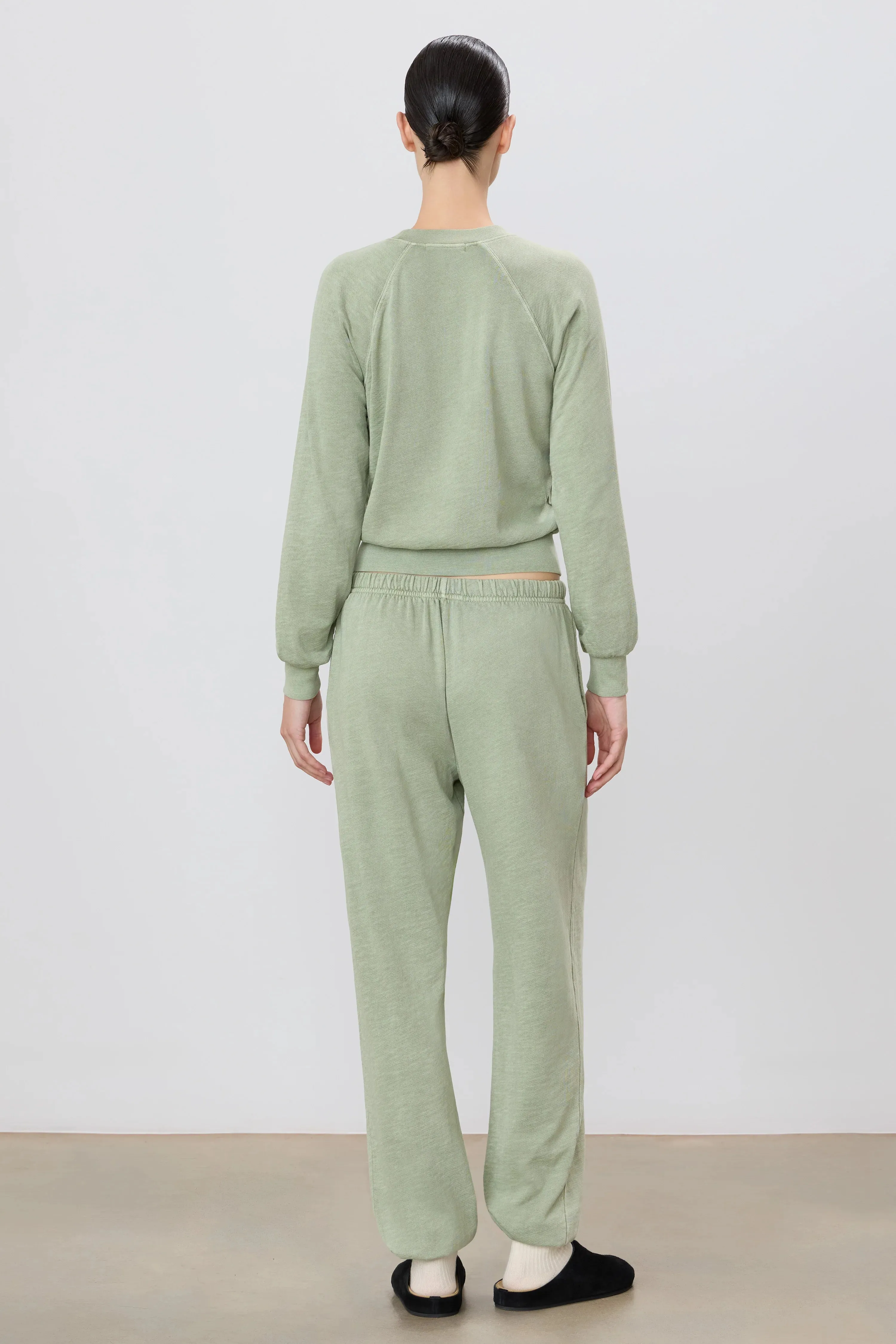 Eterne - Shrunken Raglan Sweatshirt - Sage sold by Jessie Boutique product image thumbnail 2