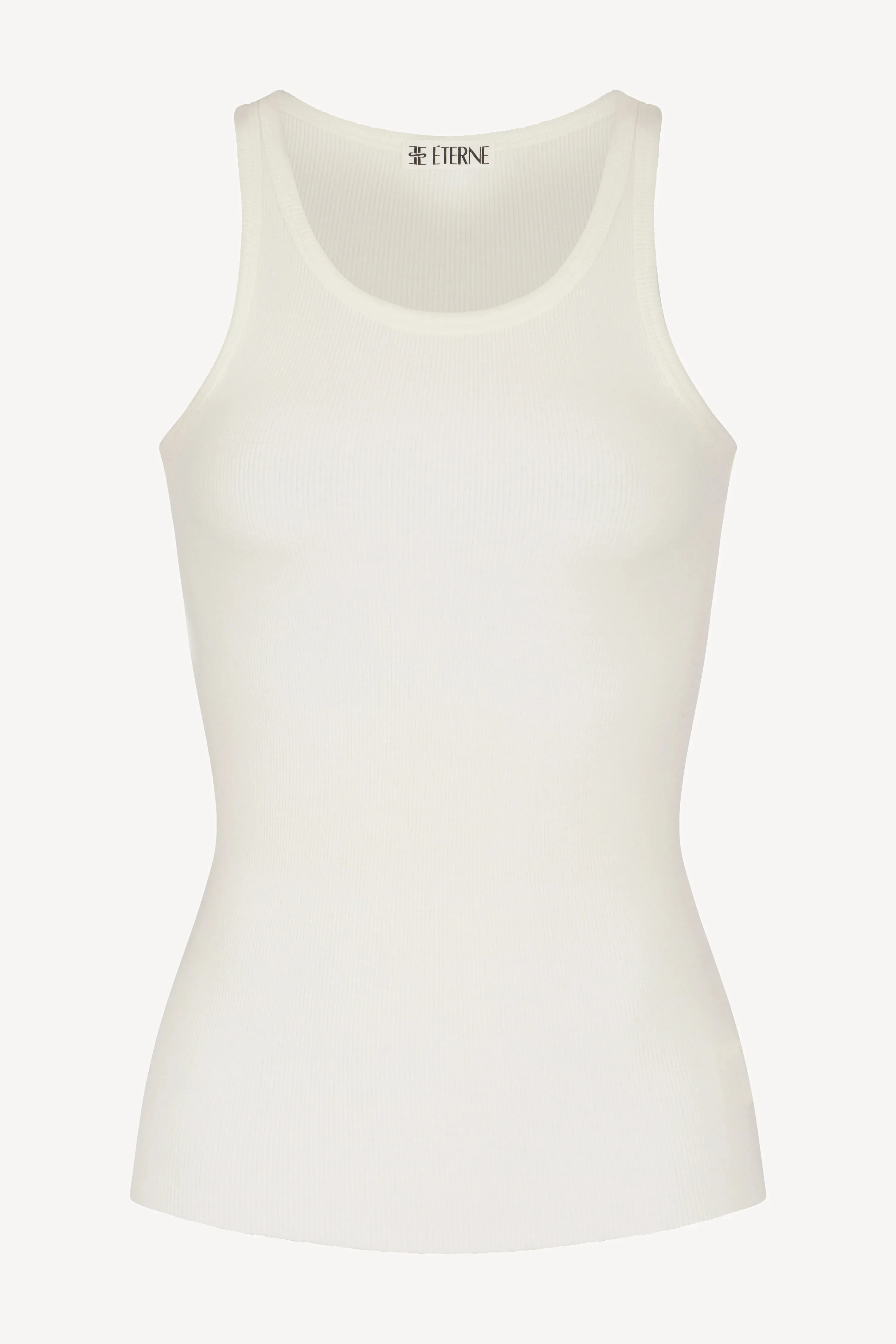 Eterne - High Neck Fitted Tank - Cream sold by Jessie Boutique product image thumbnail 3