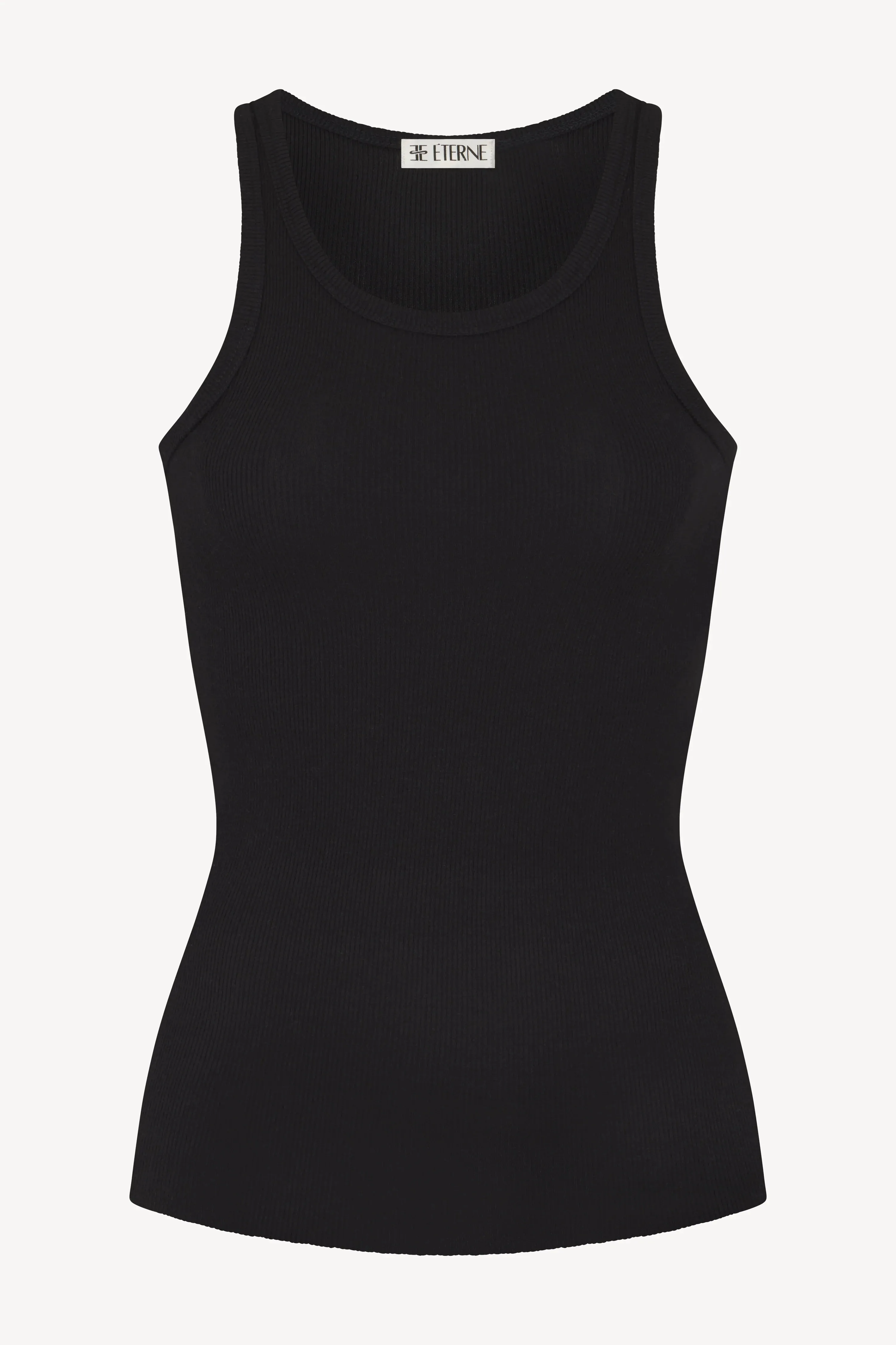 Eterne - High Neck Fitted Tank - Black sold by Jessie Boutique product image thumbnail 3