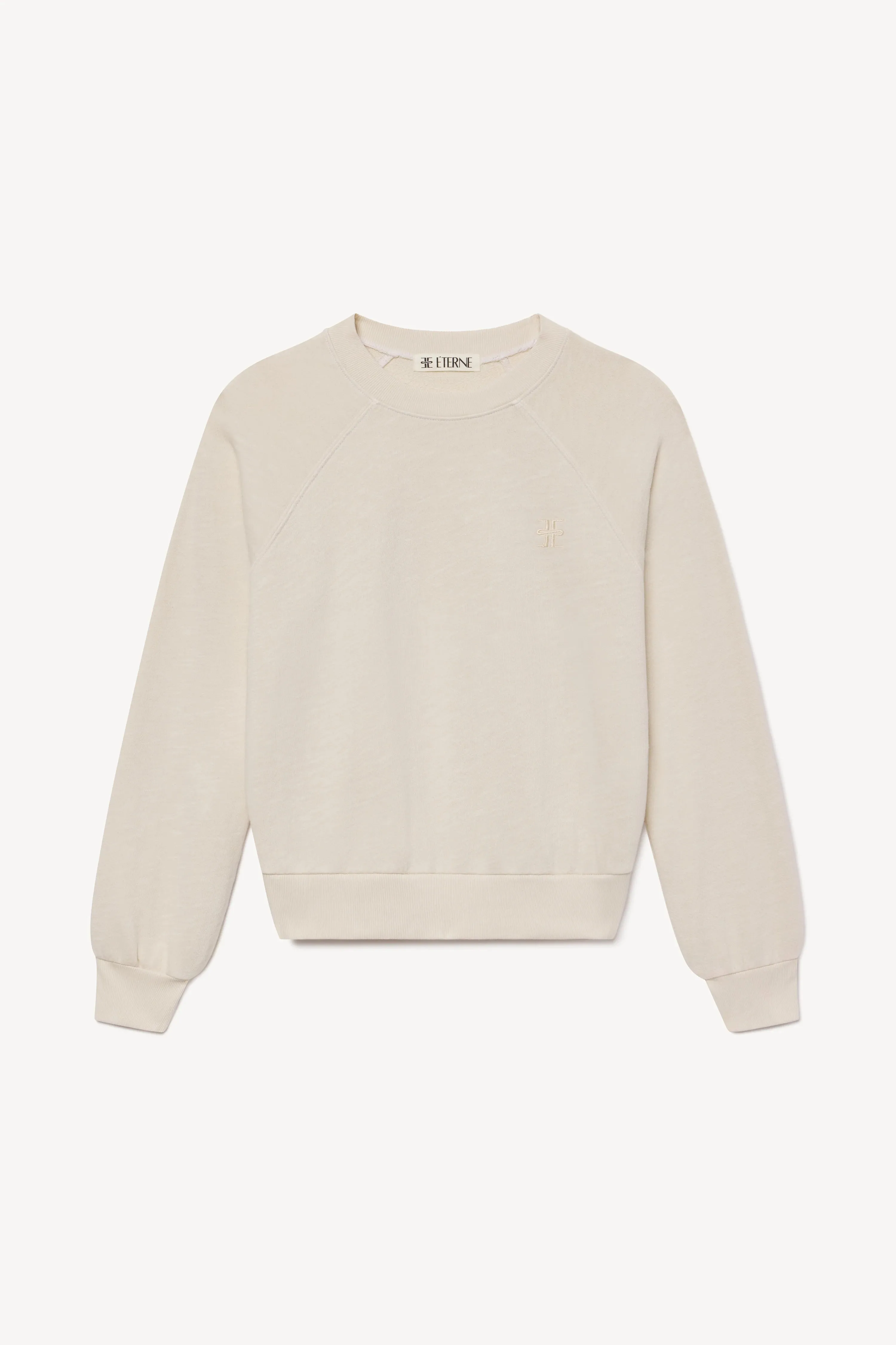 Eterne - Shrunken Raglan Sweatshirt - Bone sold by Jessie Boutique product image thumbnail 3