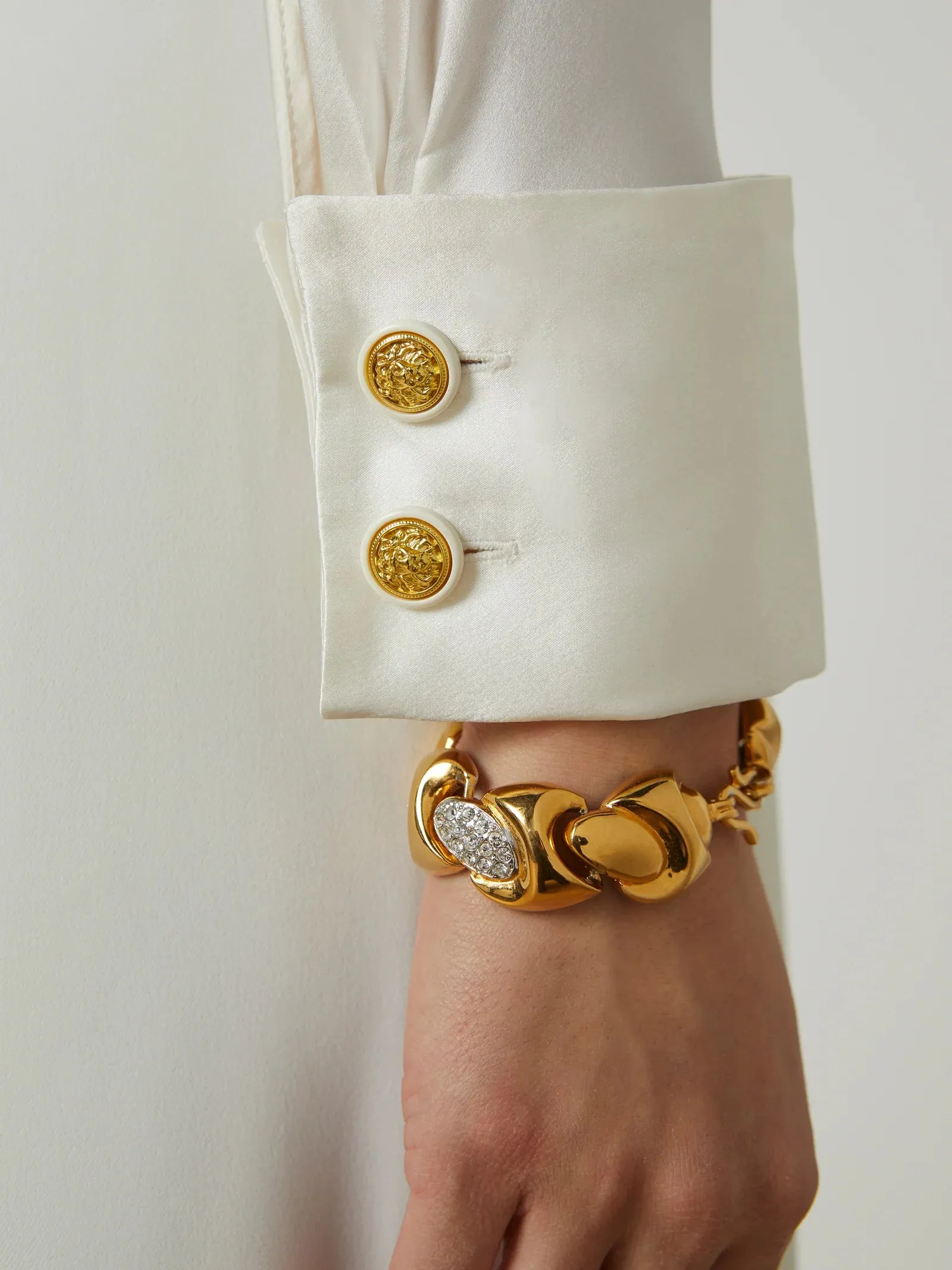 L'agence - Cavallo Silk Top - Ivory sold by Jessie Boutique product image thumbnail 2