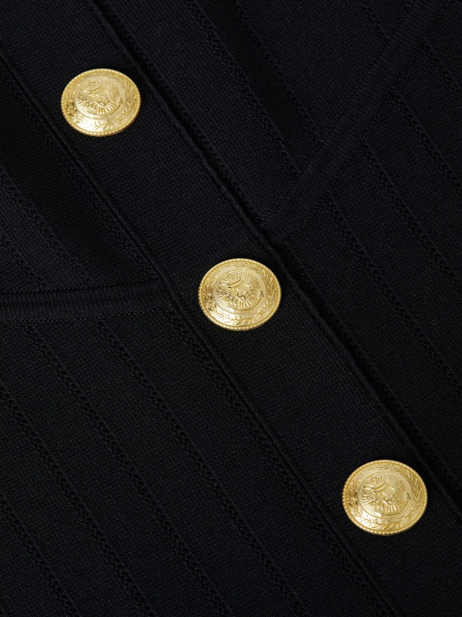 L'agence - Soleil Knit Dress - Black/Gold sold by Jessie Boutique product image thumbnail 3