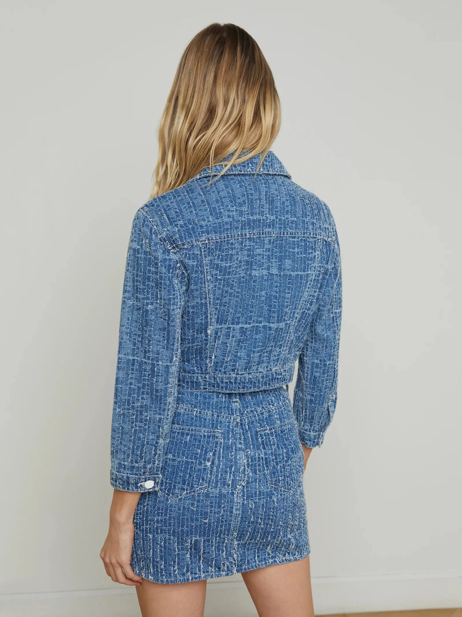 L'agence - Koda Cropped Denim Jacket - Everson sold by Jessie Boutique product image thumbnail 2
