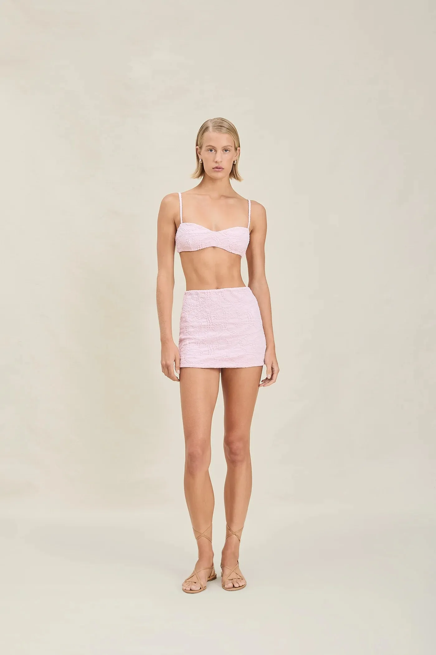 Devon Windsor - Jace Skirt - Pink Swirl sold by Jessie Boutique product image thumbnail 2