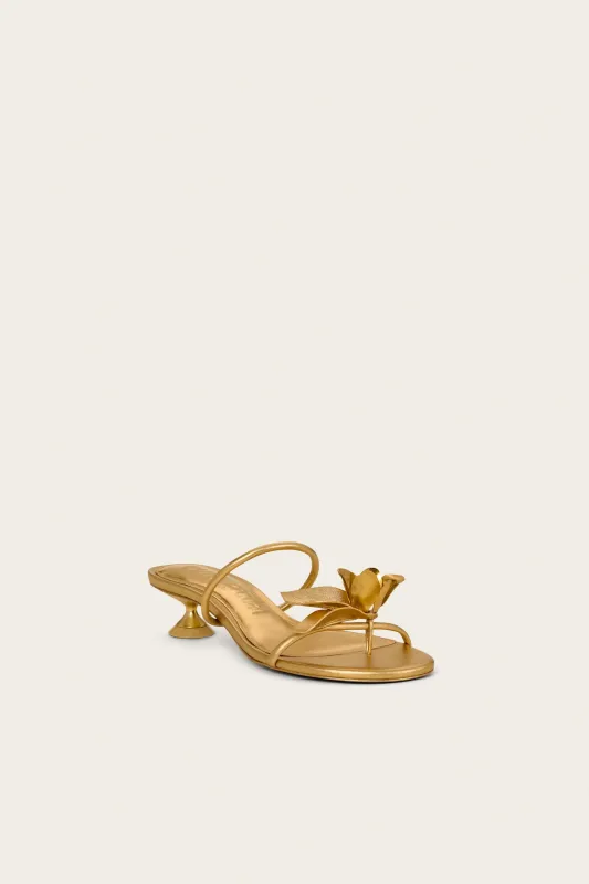 Cult Gaia - Cosette Sandal - Brass sold by Jessie Boutique