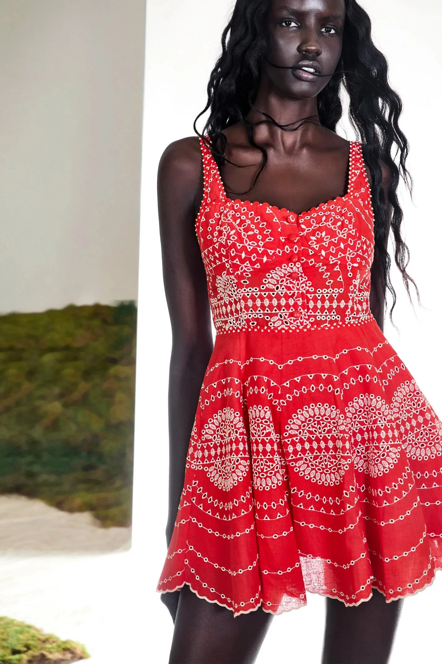 Charo Ruiz - Winnie Short Dress - Red sold by Jessie Boutique