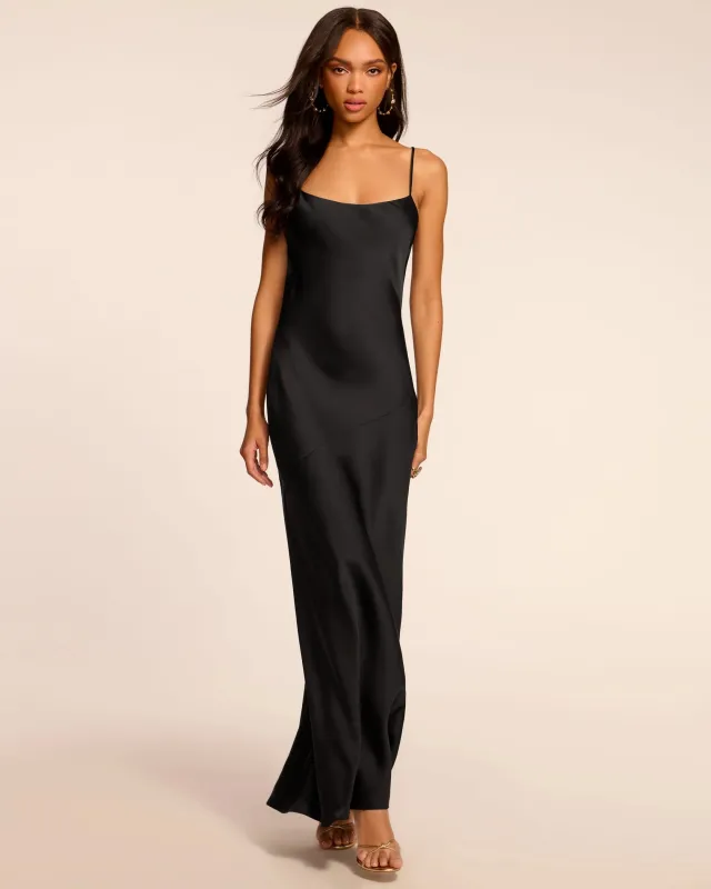 Ramy Brook - Hansel Cowl Neck Sleeveless Gown - Navy sold by Jessie Boutique