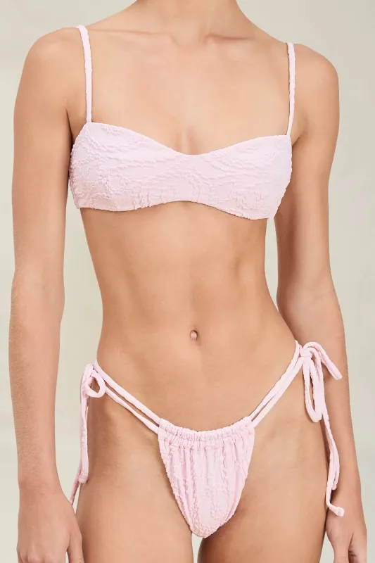 Devon Windsor - Bali Bottom - Pink Swirl sold by Jessie Boutique