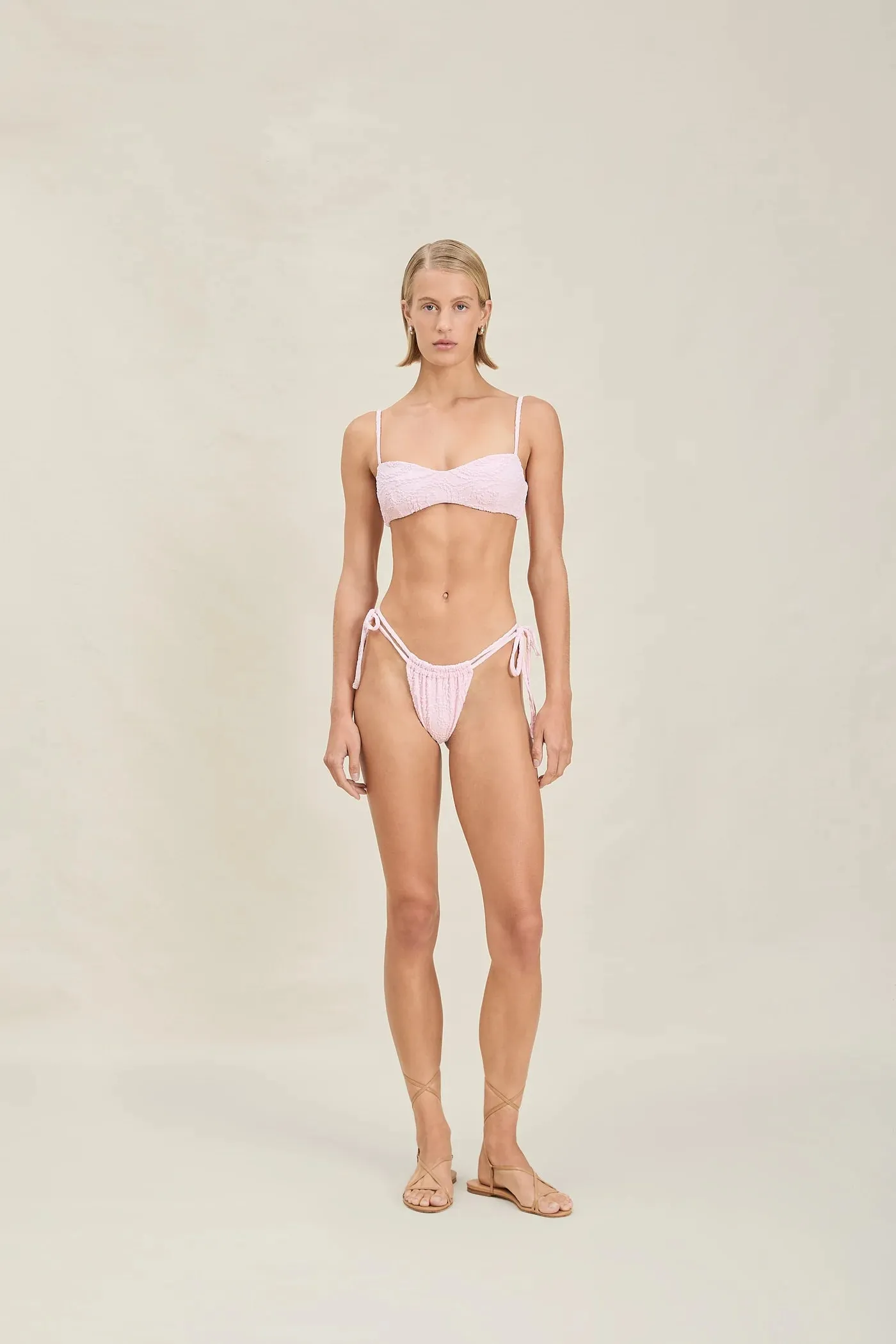 Devon Windsor - Belinda Top - Pink Swirl sold by Jessie Boutique