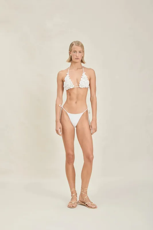 Devon Windsor - Lilah Top - Off-White Texture sold by Jessie Boutique