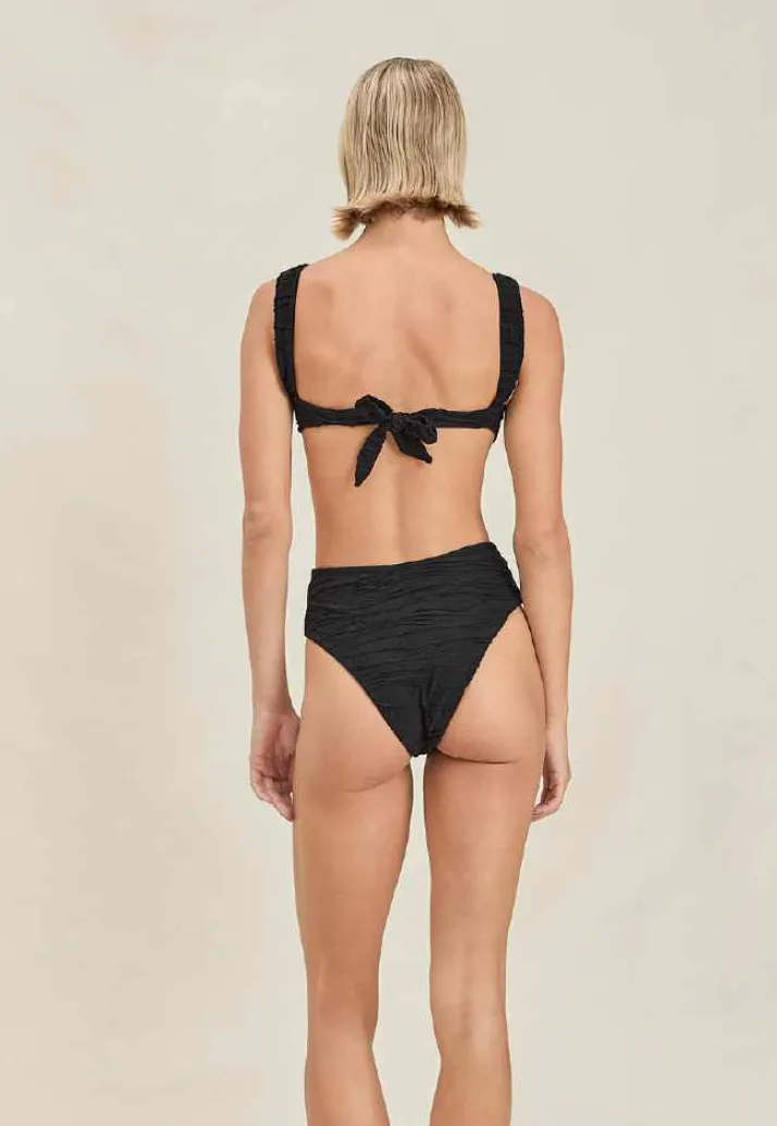 Devon Windsor - Wynn Top - Black Crinkle sold by Jessie Boutique product image thumbnail 3