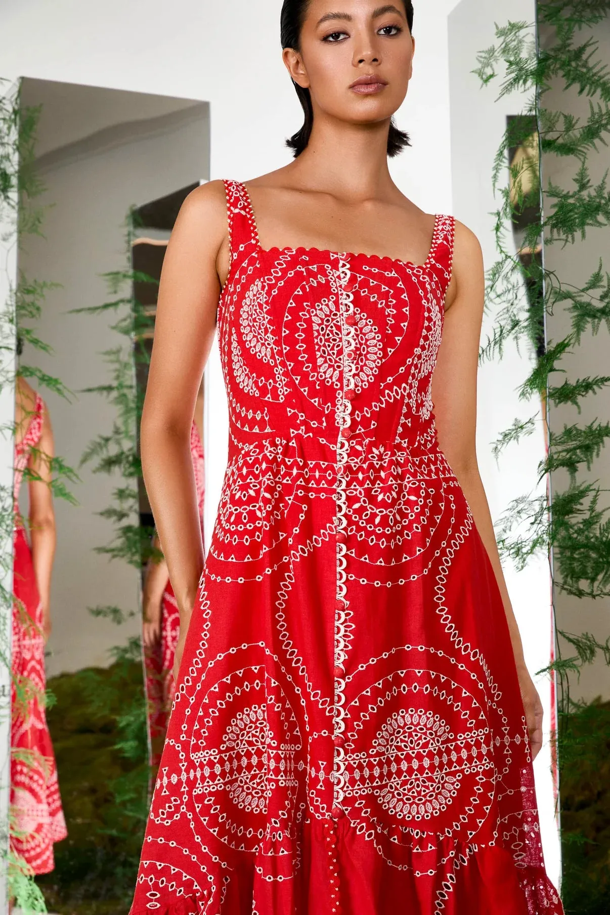 Charo Ruiz - Greba Long Dress - Red sold by Jessie Boutique product image thumbnail 2