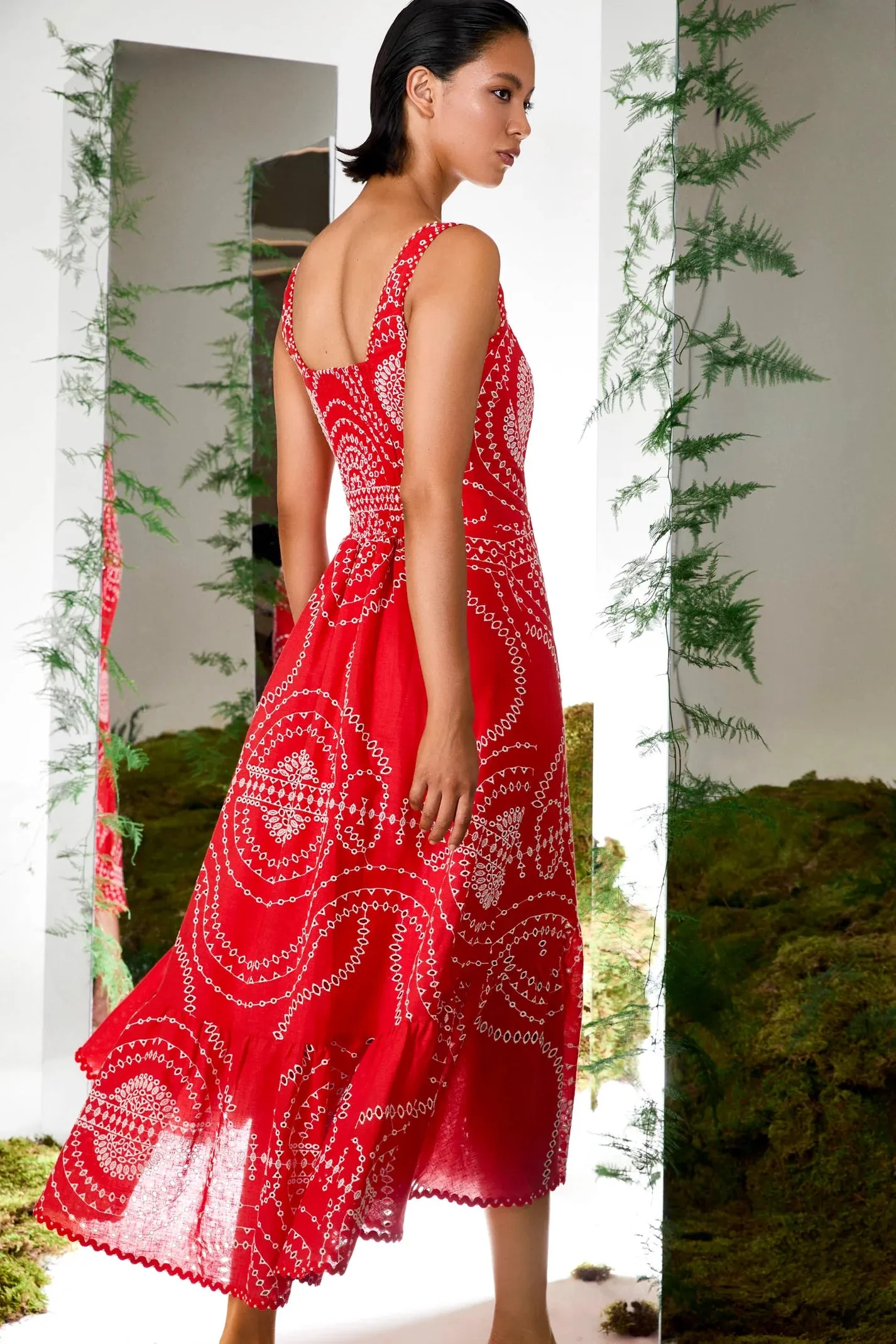 Charo Ruiz - Greba Long Dress - Red sold by Jessie Boutique product image thumbnail 3