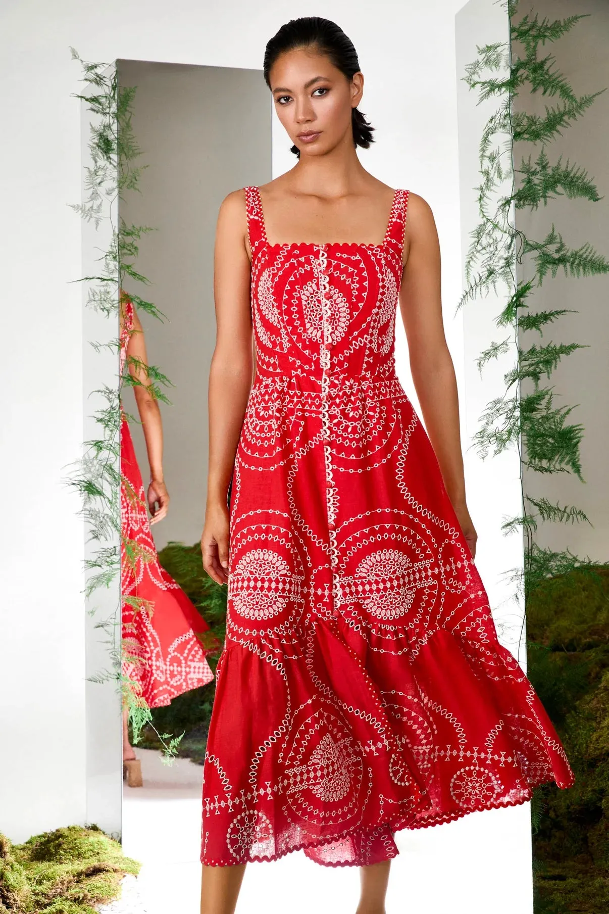Charo Ruiz - Greba Long Dress - Red sold by Jessie Boutique product image thumbnail 4