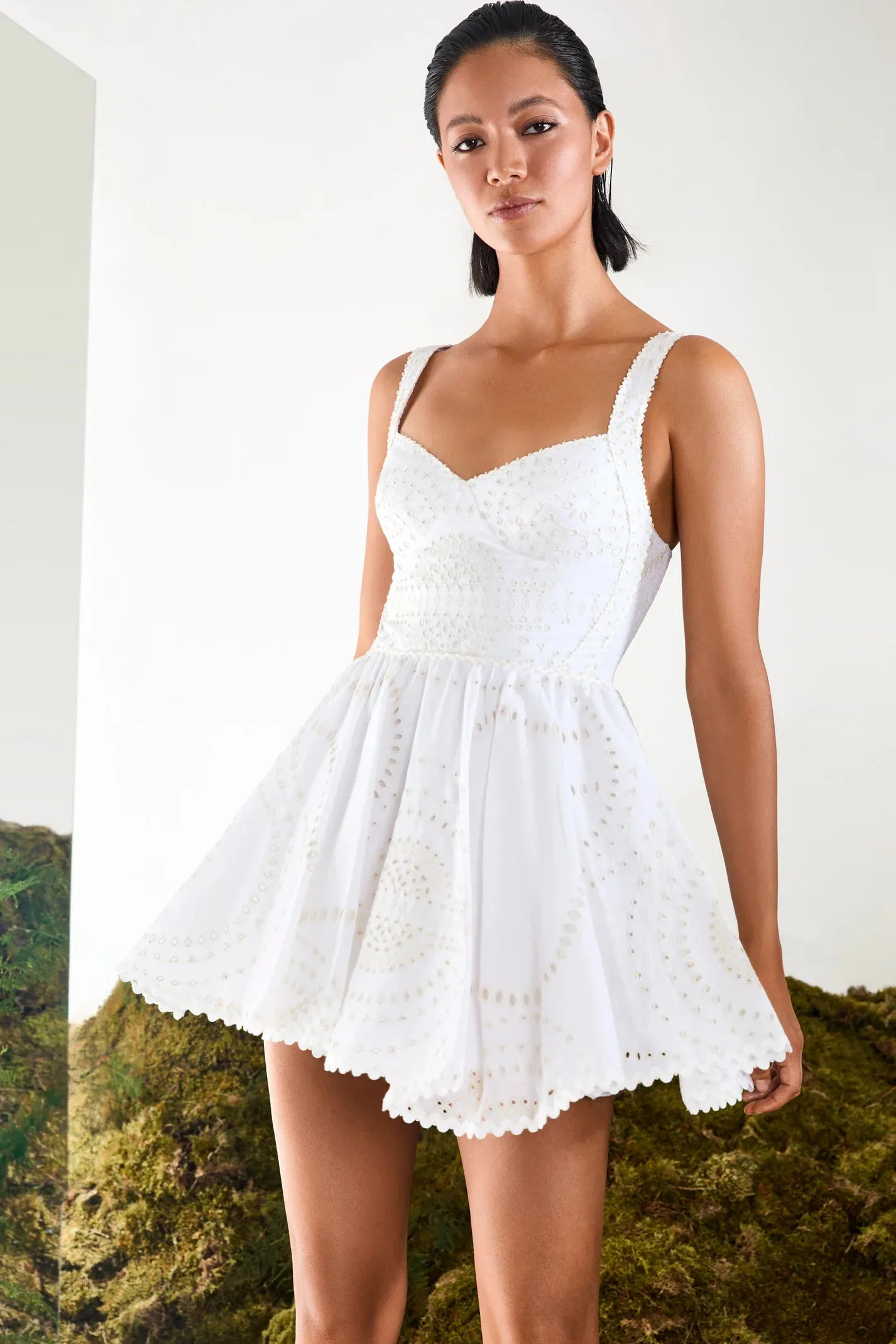 Charo Ruiz - Birdie Short Dress - Ivory sold by Jessie Boutique