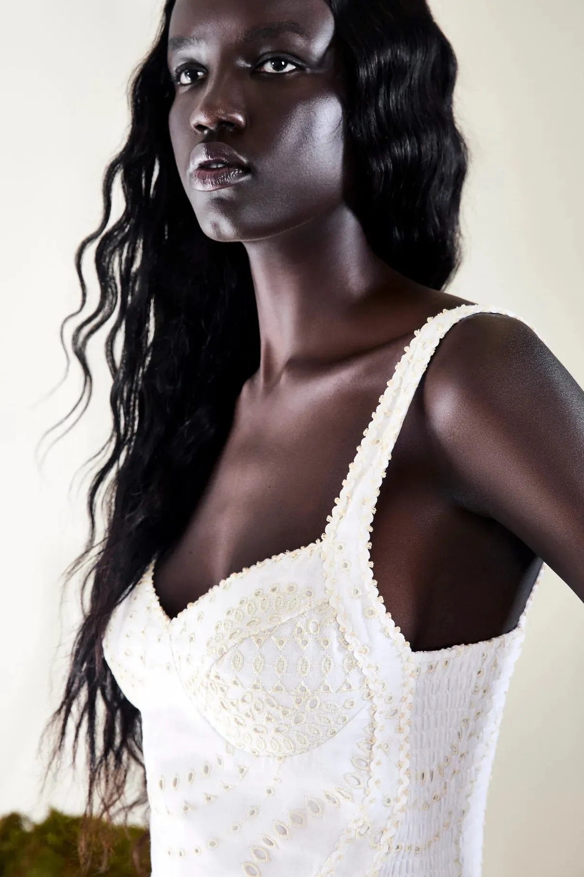 Charo Ruiz - Short Dress Auri - Ivory sold by Jessie Boutique product image thumbnail 3