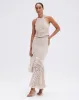 Patbo - Flower Crochet Skirt - Beige sold by Jessie Boutique