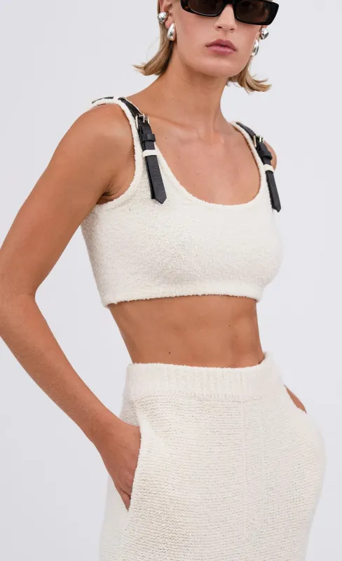 Nonchalant - Otto Crop Top - Ivory sold by Jessie Boutique