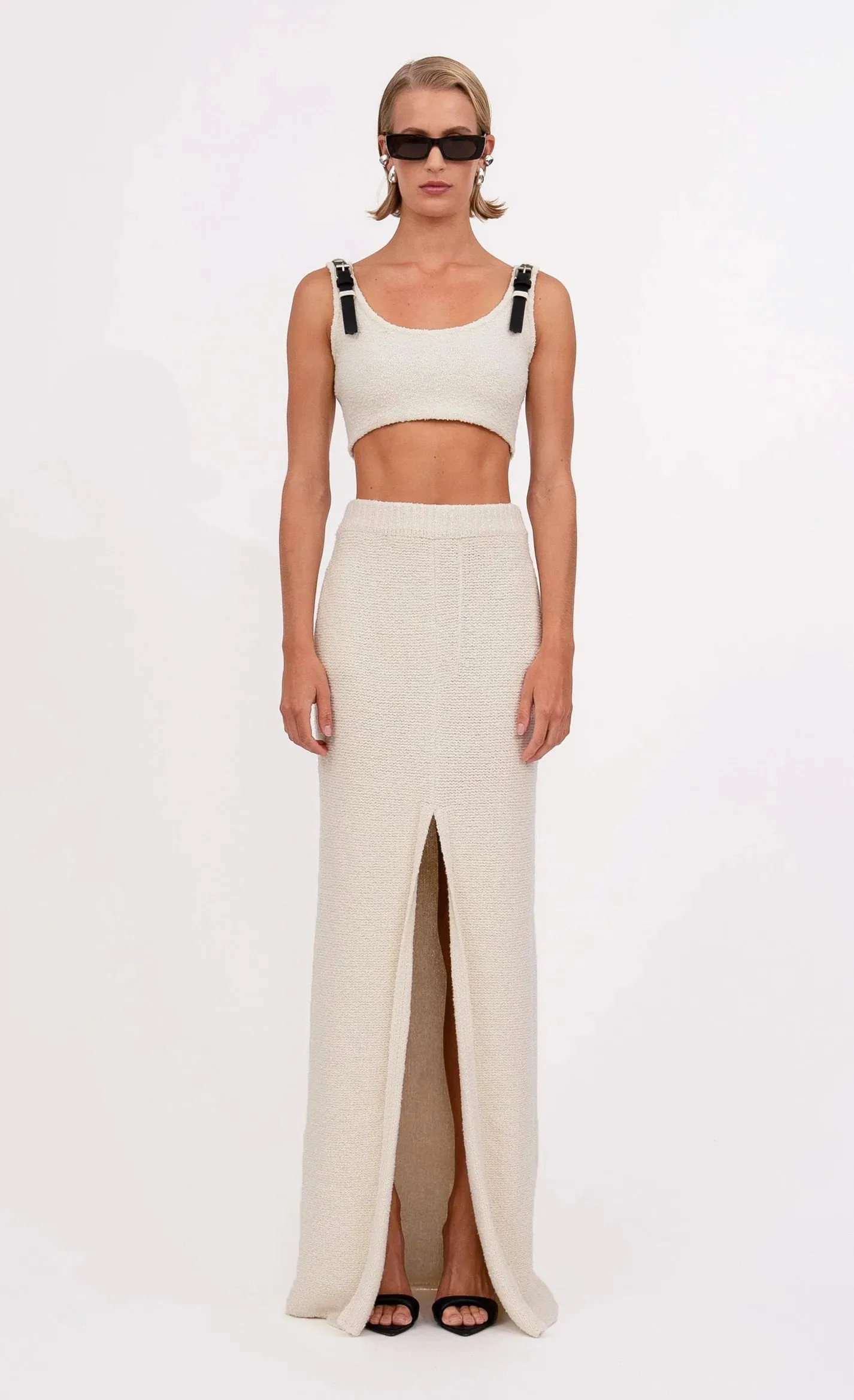 Nonchalant - Simone Skirt - Ivory sold by Jessie Boutique