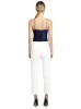 Alice + Olivia - Stacey Slim Trouser - Off White sold by Jessie Boutique