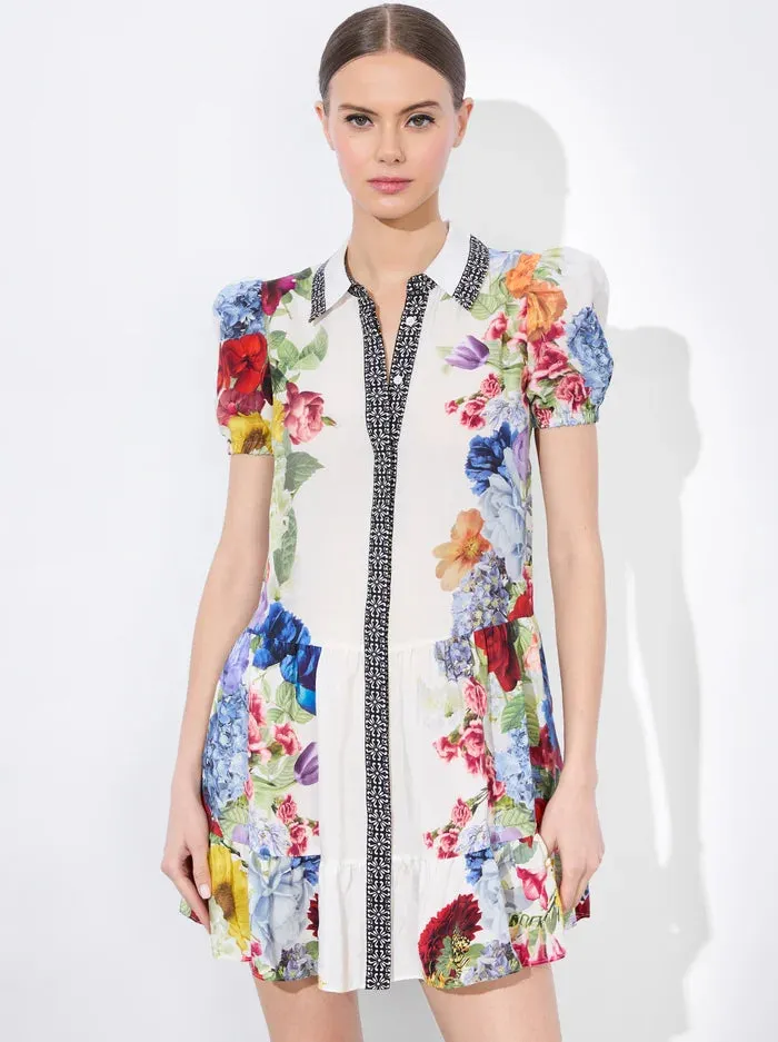 Alice + Olivia - Claire Mini Dress - Garden Brunch Off White sold by Jessie Boutique product image thumbnail 2