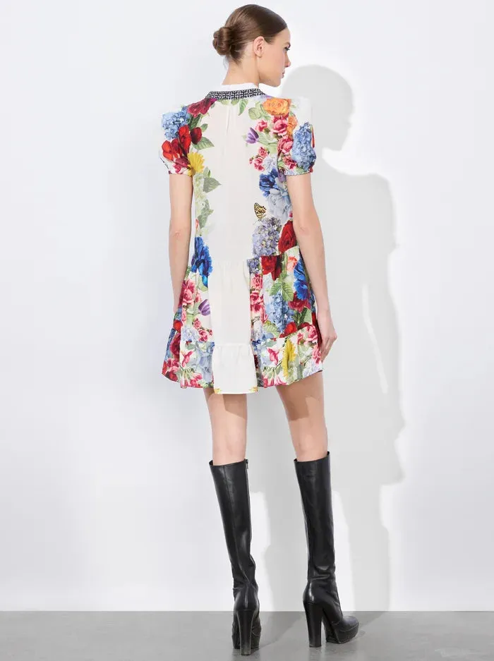 Alice + Olivia - Claire Mini Dress - Garden Brunch Off White sold by Jessie Boutique product image thumbnail 3