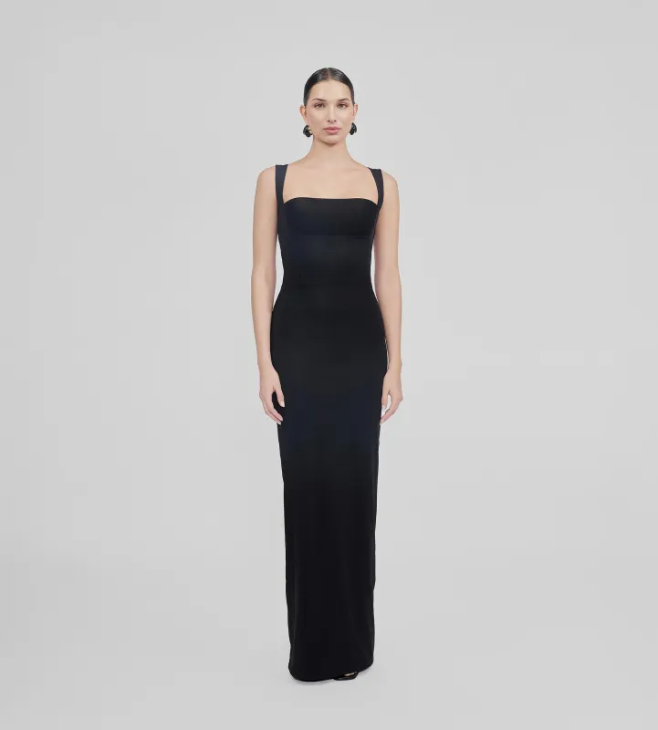 Maygel Coronel - Hibisco Dress - Black made by Maygel Coronel