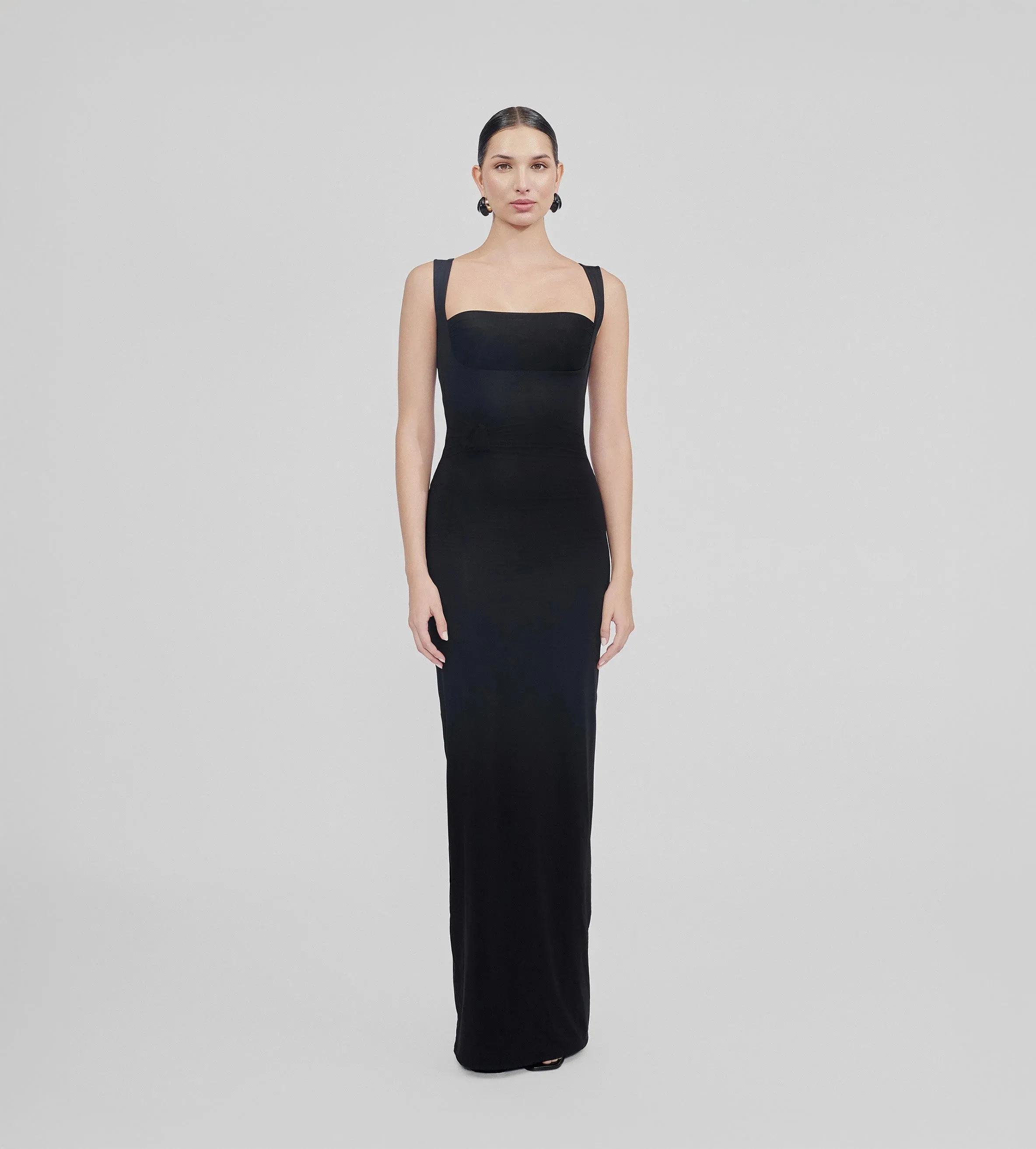 Maygel Coronel - Hibisco Dress - Black sold by Jessie Boutique