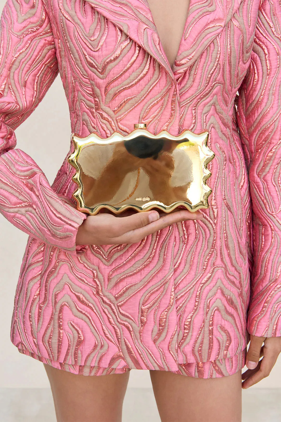 Cult Gaia - Paloma Clutch - Shiny Gold sold by Jessie Boutique product image thumbnail 3
