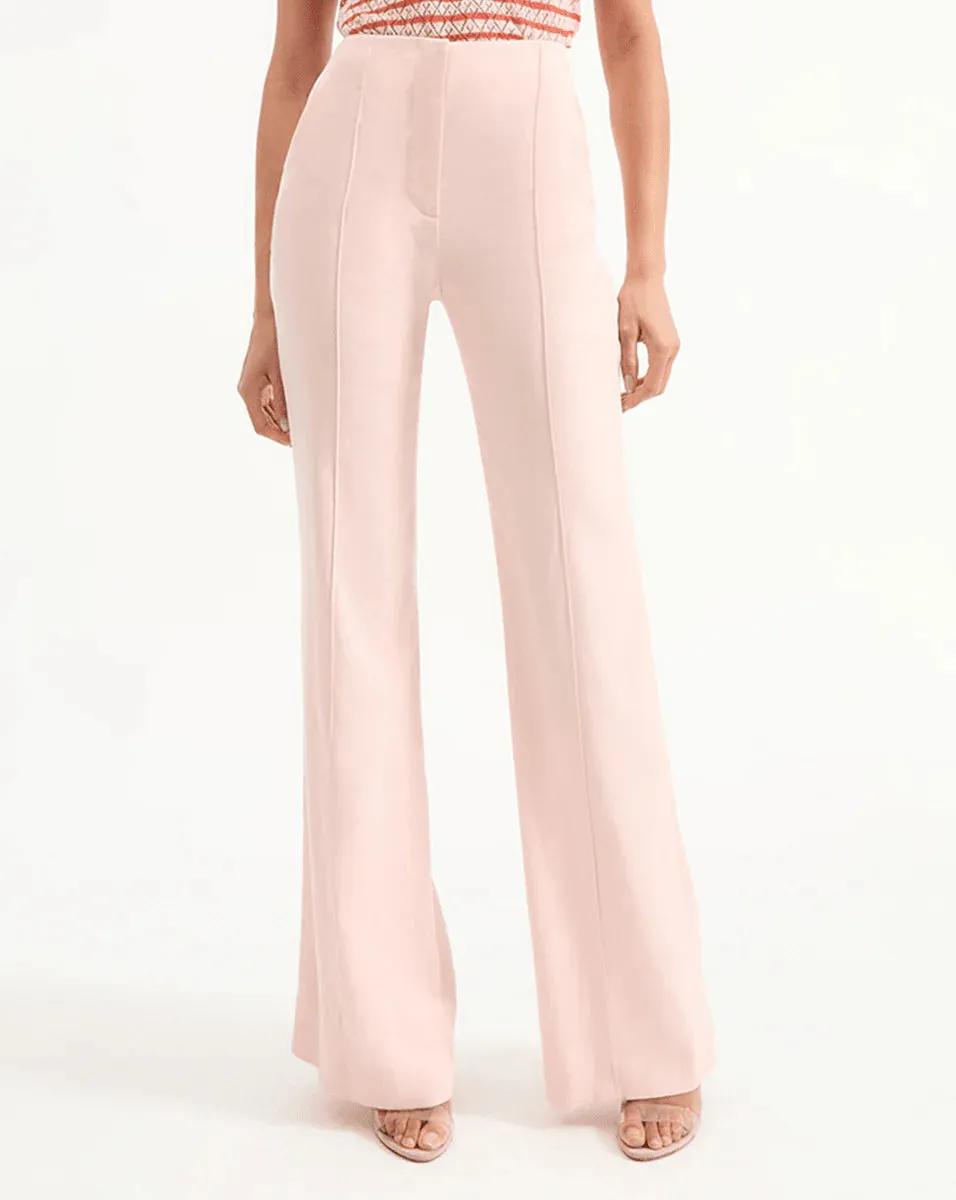 Veronica Beard - Komi Linen Pant - Pink Shell sold by Jessie Boutique