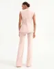 Veronica Beard - Lois Linen Vest - Pink Shell sold by Jessie Boutique