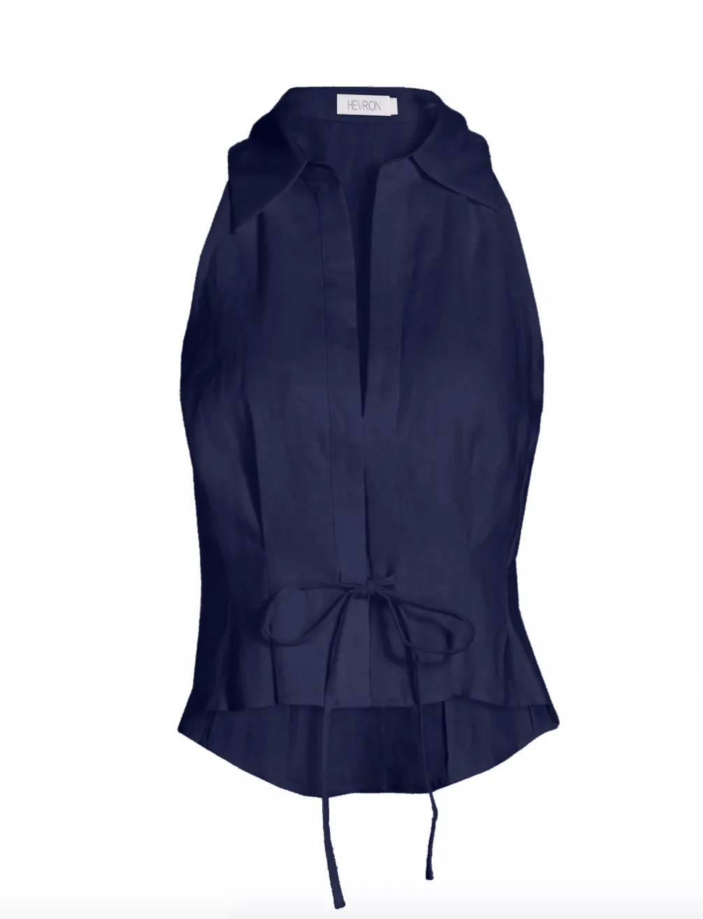 Hevron - Sloan Vest - Indigo sold by Jessie Boutique