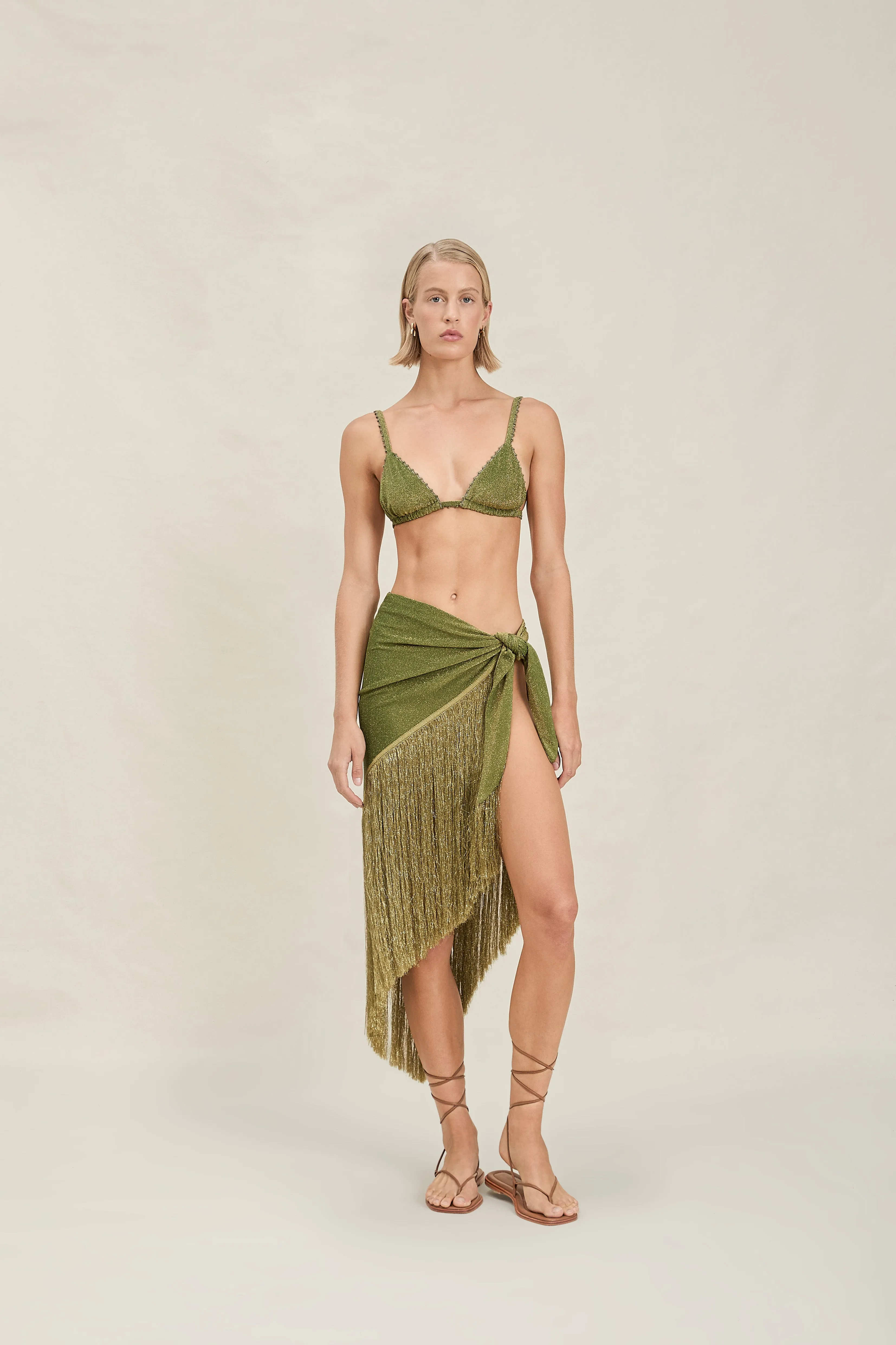 Devon Windsor - Paxton Pareo - Olive sold by Jessie Boutique product image thumbnail 2