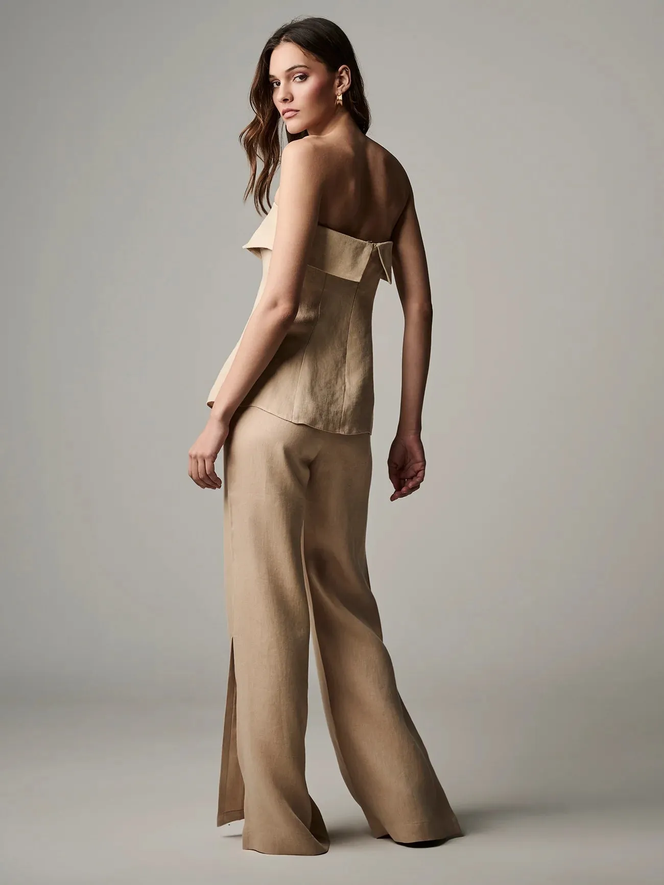 Hevron - Dara Pant - Wheat sold by Jessie Boutique product image thumbnail 3