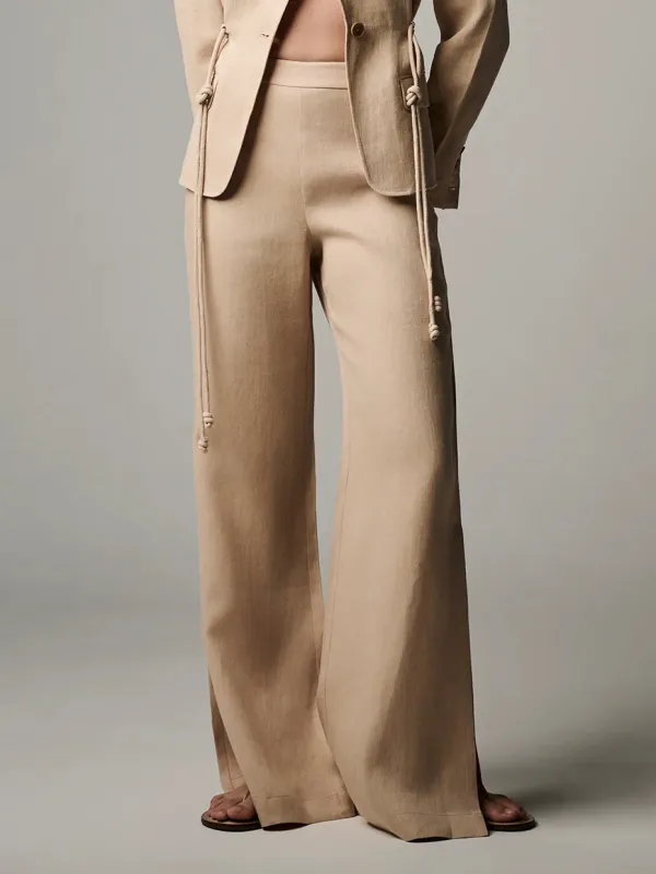 Hevron - Dara Pant - Wheat sold by Jessie Boutique