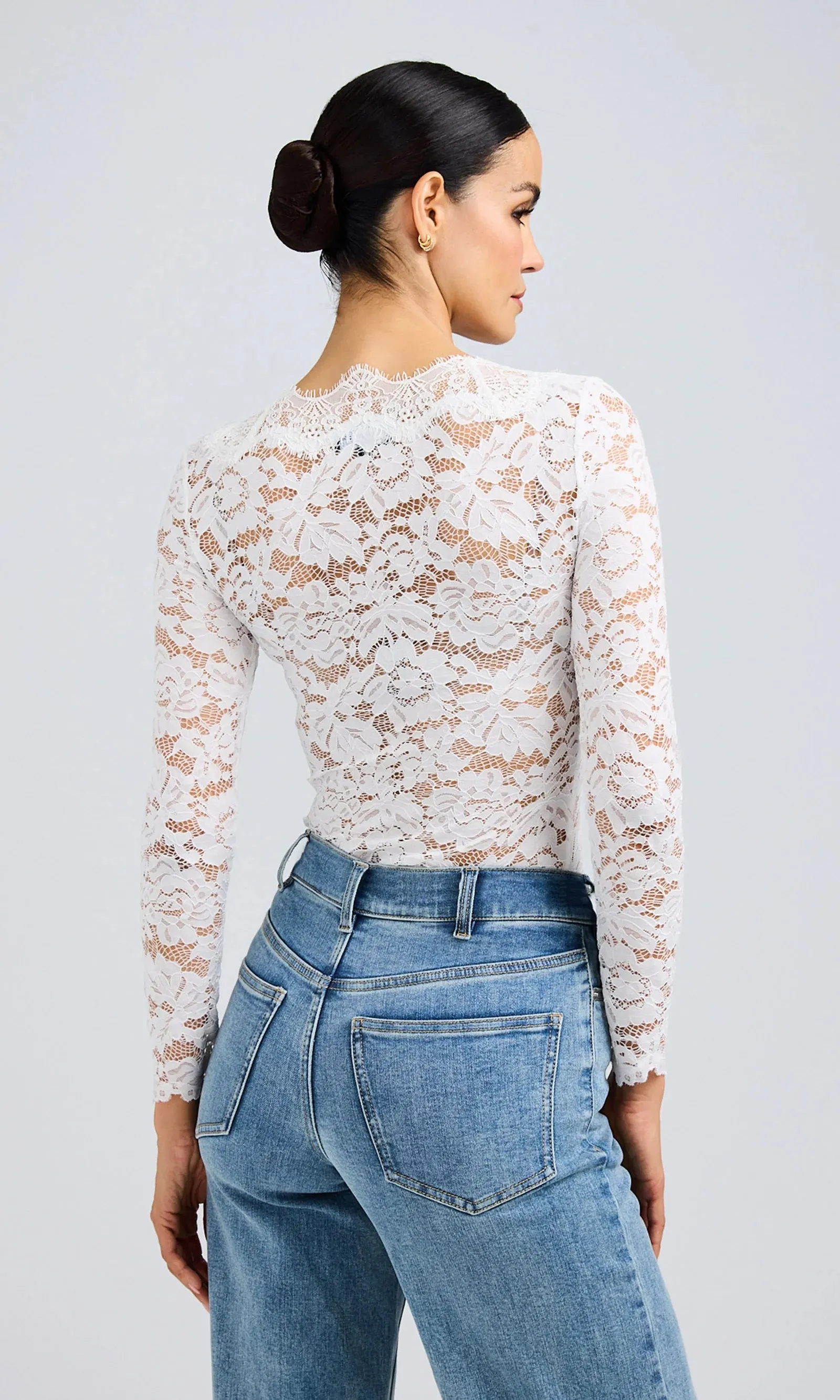 Generation love - Yoko Lace Top - White sold by Jessie Boutique product image thumbnail 2