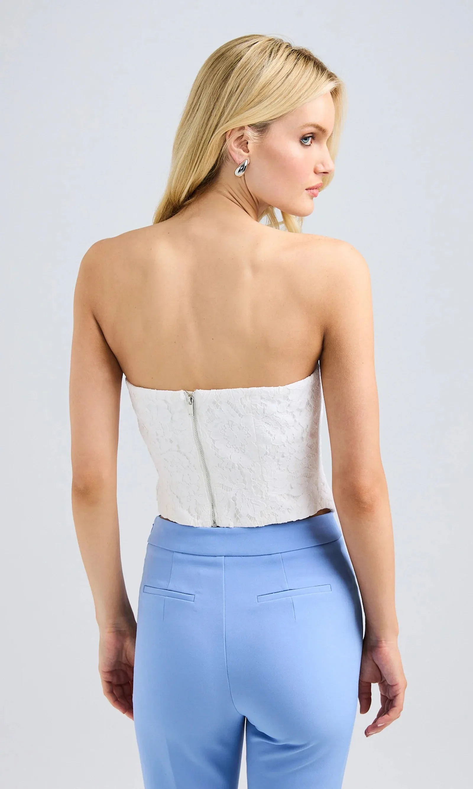 Generation love - Arianna Lace Vestier - White sold by Jessie Boutique product image thumbnail 3
