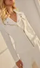 Generation love - Selah Crepe Moto Jacket - White sold by Jessie Boutique
