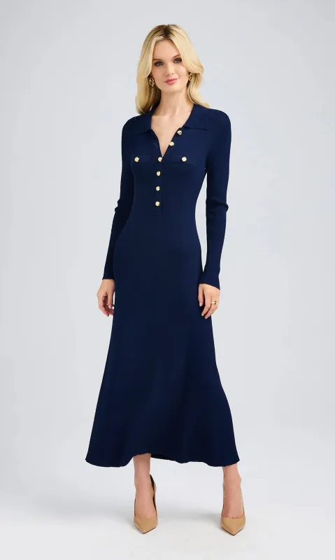 Generation love - Petina Sweater Dress - Navy sold by Jessie Boutique
